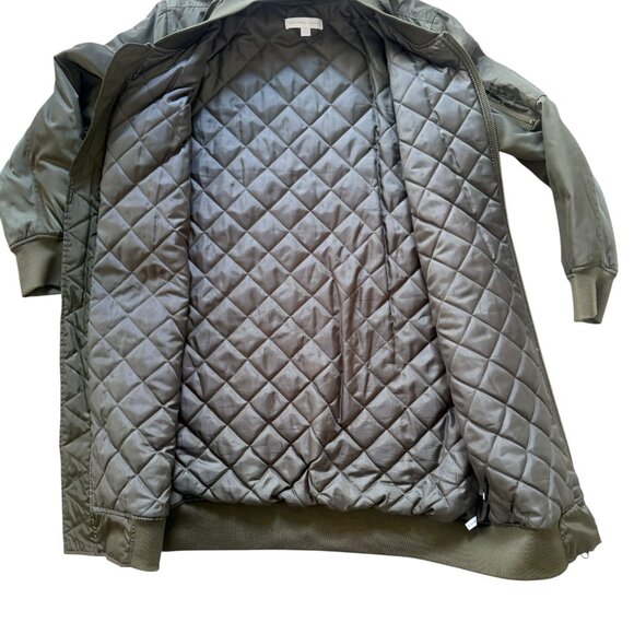 New York & Company Long Bomber Jacket Women's XL - Picture 3 of 12